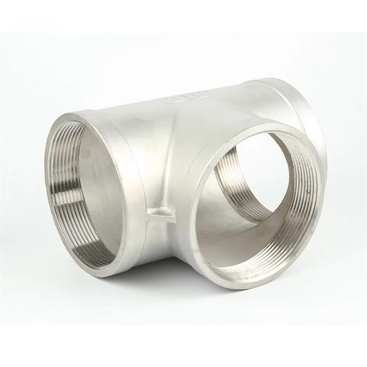 Stainless Steel Screw-In Pipe Fitting, Tee